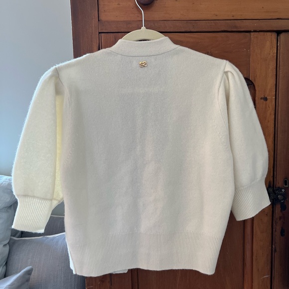 Gorgeous Sandro Wool Sweater Cardigan - Ecru - Sz 2 - New W/o Tags! - Picture 5 of 7